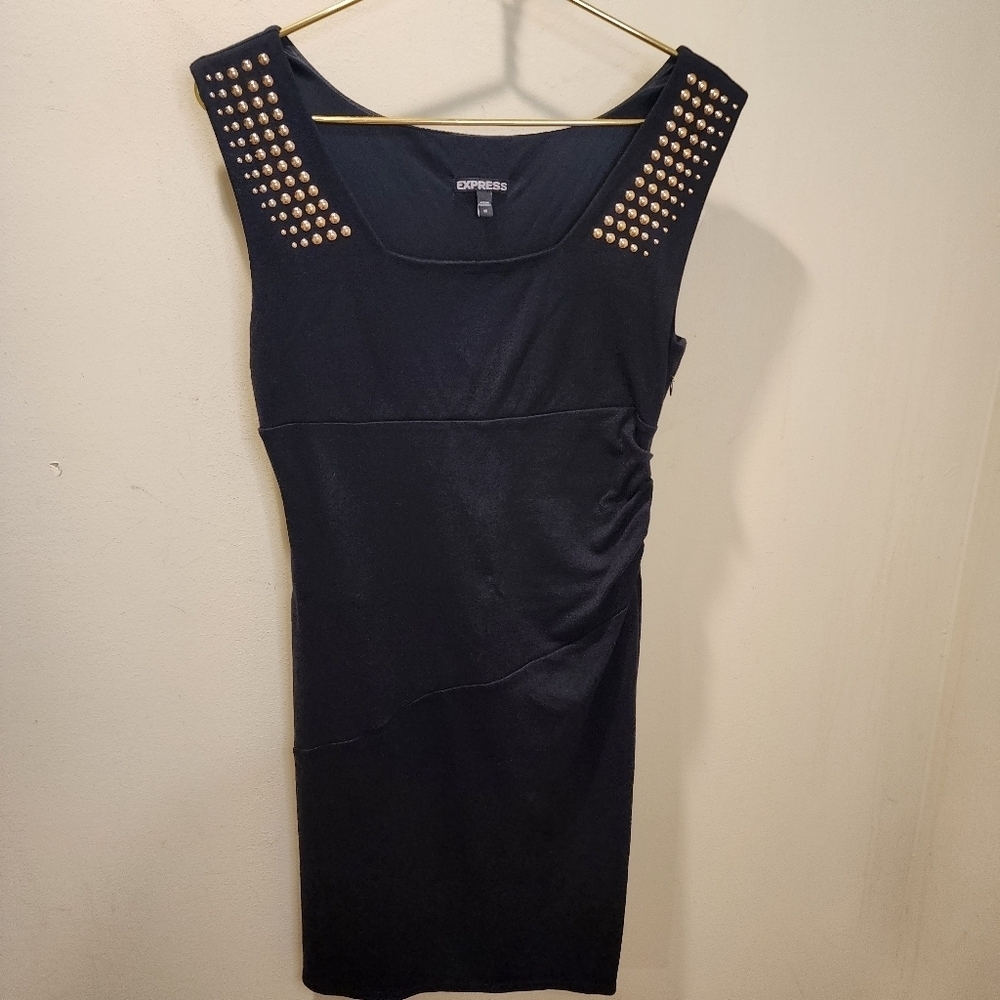 EXPRESS black Bodycon Sleevesless Dress size 10 - Picture 7 of 14